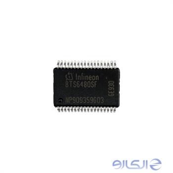 آی سی BTS6480SF درایور نور بالا و نور پایین ایسیو سازه پویش و یونیت FN ماشین سمند و دنا
