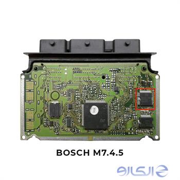 آی سی 30536 مولتی انژکتور و فن و کولر و رله دوبل و شیر برقی کنیستر ایسیو بوش ME 7.4.5 ماشین پژو 206